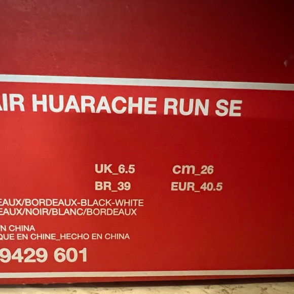 Huarache SE Run size 9 - Picture 4 of 5